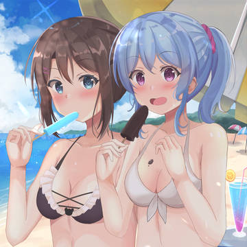 みさかのん水着イラスト