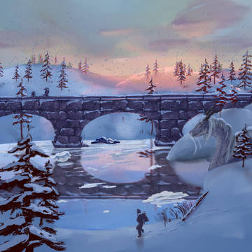 In shallow waters