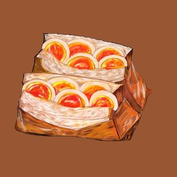 ゆで卵サンド