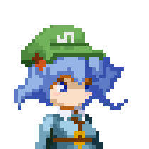河城荷取像素画 Kawashiro Nitori