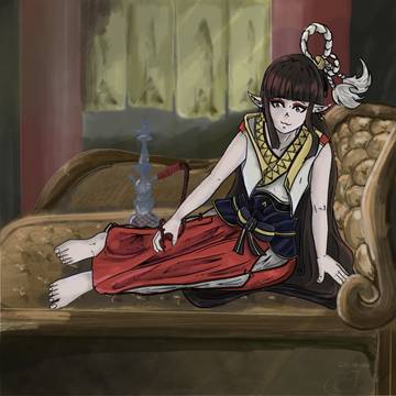 Hinoa Smoking