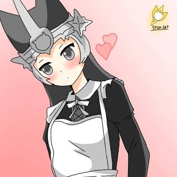 Empress wears a maid outfit