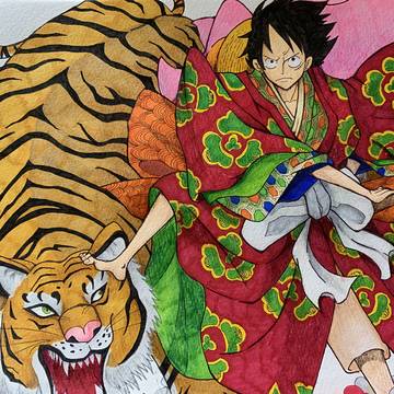 モンキー・D・ルフィ　ゴムゴムのバズーカ　"覇"
