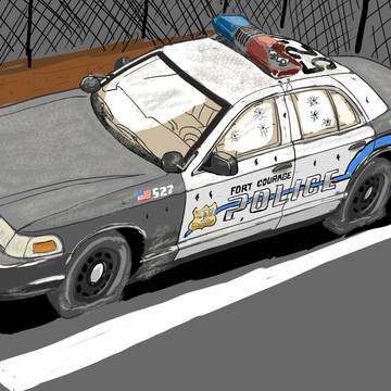police car