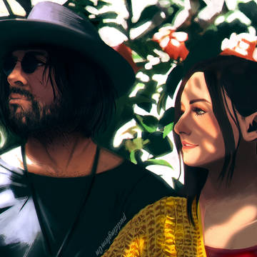 Karl Heisenberg and Mia Winters