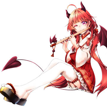 [委託] 委託的立繪2 惡魔+巫女+日本笛