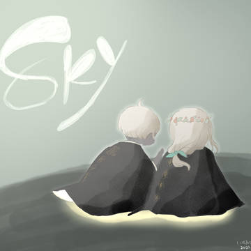 sky絵 落書き ※顔あり!!