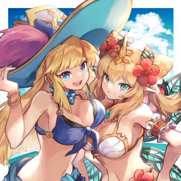 水着お嬢様