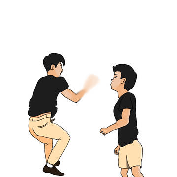 ジャンピングビンタする奴