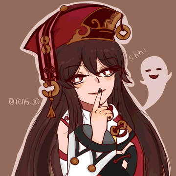 Hu Tao with Yanfei's clothes!