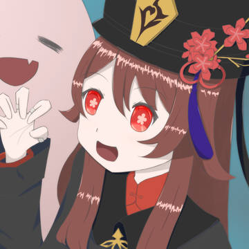 【原神】胡桃を描いてみた