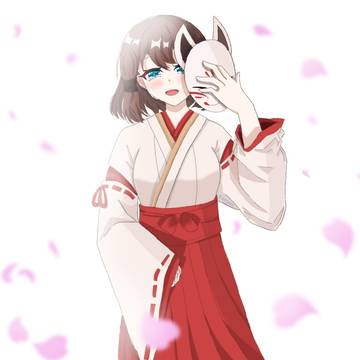Kazari, Masked Shrine Maiden