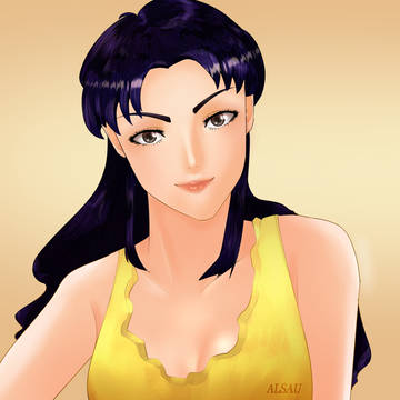 Misato Katsuragi fanart