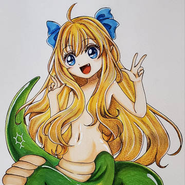 邪神ちゃん(アナログ絵)