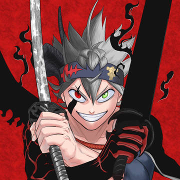 アスタ(ブラクロ)練習絵 ※目トレ
