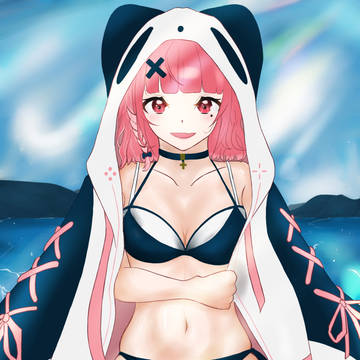 水着姿の笹木咲