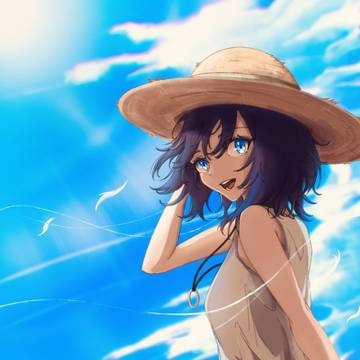 『夏のおでかけには麦わら帽子を』