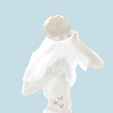 腹の蝶