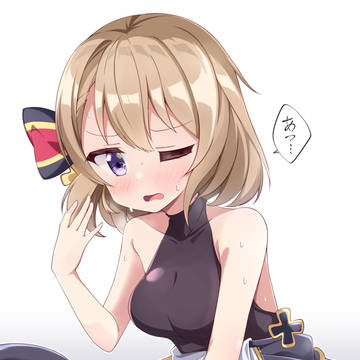 暑さで気を抜いてしまったニーミちゃん