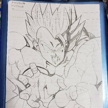 【模写】ドッカンバトル LRゴジータ