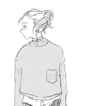 【ラフ画】女の子