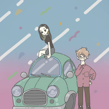レトロな車
