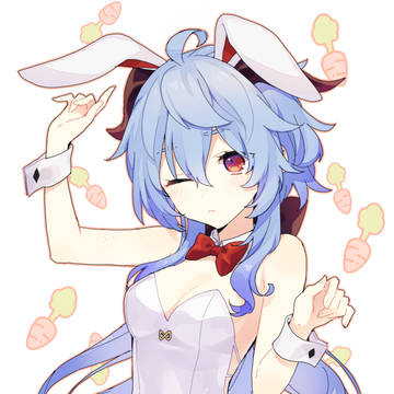 バニー甘雨ちゃん②