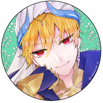ついった用に描いた王様とマーリン