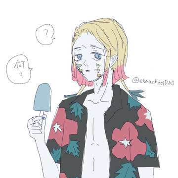 アロハ+全頭ブリーチで夏のシャレオツヤンキーにイメチェﾝﾑ