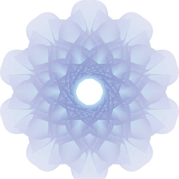 イラレで描いた花