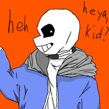 ＊Heh. ＊よう、ちびっ子。