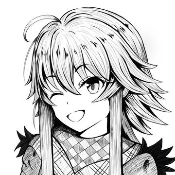 飛鳥ペンのみ落書き