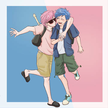 小学生の百合くんと田村きゅん
