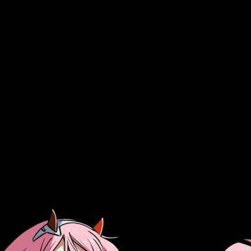 zero two wallpaper 50% done