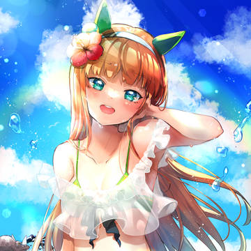 きもちいいですね…トレーナーさん☀️