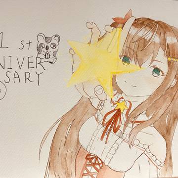 プリらきちゃん1周年おめでとー