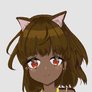 イラスト練習11日目  バステト神様(オリジナル)