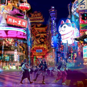 街の踊り子達