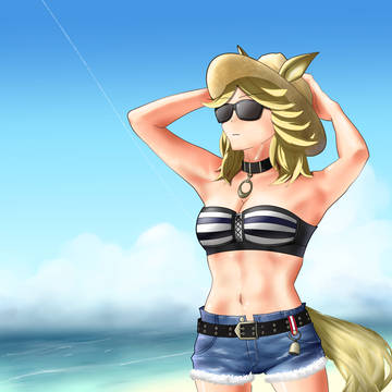 海辺のゴールドシチー
