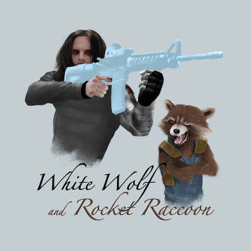 White Wolf and Rocket Raccoon(英)