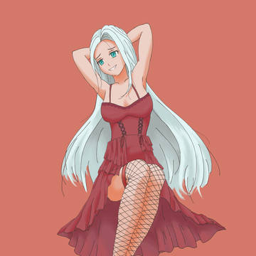 Red dress