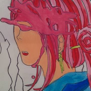 正月に殴り描いてた「夜に駆ける」