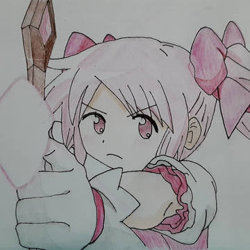 鹿目まどか 模写