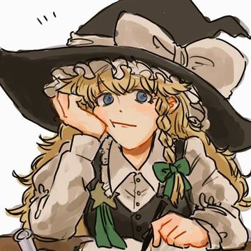 こちらに気付く魔理沙