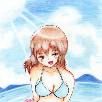 水着の女の子