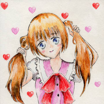 ツインテ　女の子