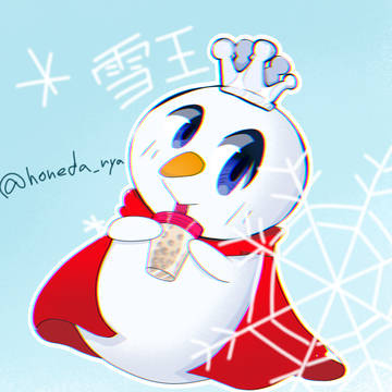 蜜雪冰城の雪王くん