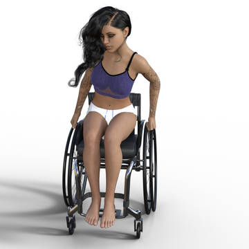 paraplegic with diaper