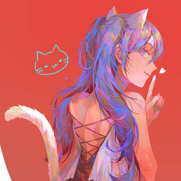 猫耳ミクさん