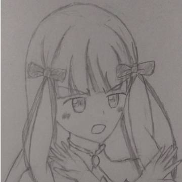 コマふらX 5話エンコード中に描いたソフィア